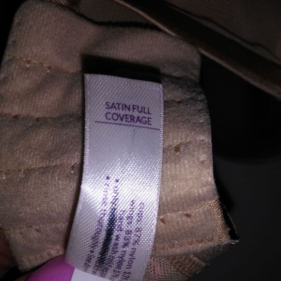 Cacique Bra 32G Bige Satin Full Coverage Solid Underwire - Picture 7 of 7